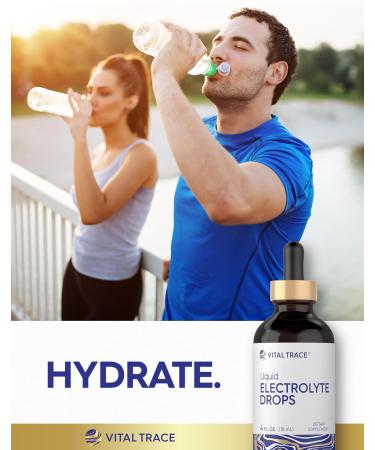 Carlyle Electrolyte Drops 4 fl oz | Hydration Liquid Supplement for Drinks | Vegan Formula | Keto-Friendly Non-GMO Gluten Free - Buy Online on GoSupps.com