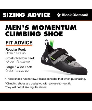 Black Diamond Men's M Momentum Climbing Shoes - 47.5 EU White/Black | International Shipping Available - Buy Online on GoSupps.com