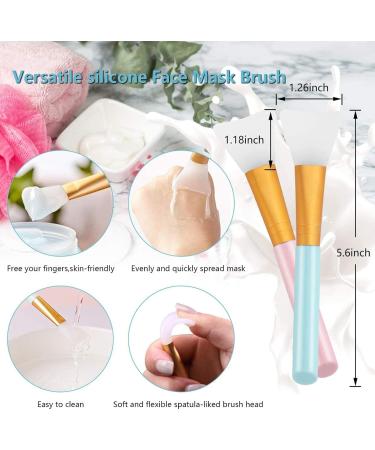2pcs Exfoliating Lip Brush 2pcs Face Cleansing Brush Silicone Face Scrubber 2pcsBrushMask Brush Exfoliator Skin Care Tool - Buy Online on GoSupps.com
