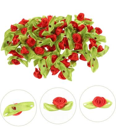 COHEALI 500pcs Small Shape Patches Bag Leaves Scarf Headdress with Diy Dress Heads Crafts Flowers Floral Red 3.00X2.00X1.80CM - Buy Online on GoSupps.com