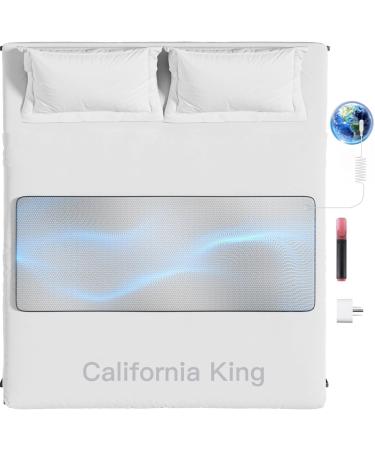 Graphene Grounding Mat for Bed: Indoor Earth Therapy for Better Sleep & Energy Boost Conductive Sleep Pad with Grounded Benefits Wellness Gift Kit for Women (California King) Silver California King