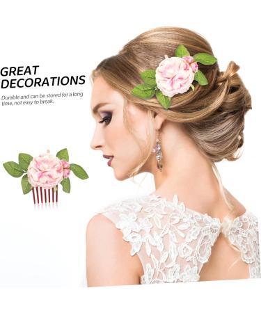 Healeved Side Comb Hair Accessories Hair Side Combs for Women Side Hair Combs for Women Hair Combs Slides for Women Side Combs for Women Thick Hair Flower Hair Pin Flowers for Hair - Buy Online on GoSupps.com