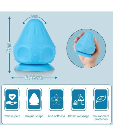 Trigger Point Presser & Massager Ball for Muscle Pain Relief - Suction Cup Fascia Fitness Tool for Back Neck Arms & Shoulders - Buy Online on GoSupps.com