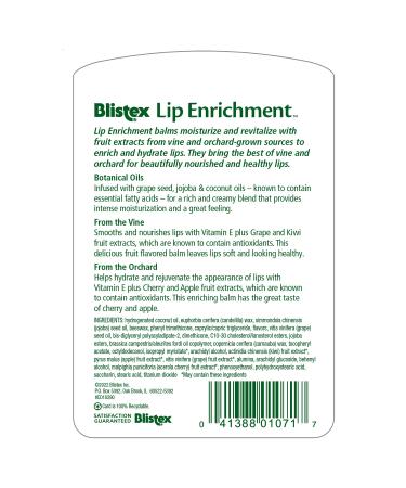 Blistex Lip Enrichment Lip Moisturizer - Hydrating Lip Care Solution - Buy Online on GoSupps.com