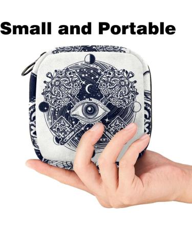 All Seeing Eye Portable Sanitary Napkin Storage Bag | Menstrual Cup & Breastfeeding Pillow Holder for Women & Teens - Buy Online on GoSupps.com