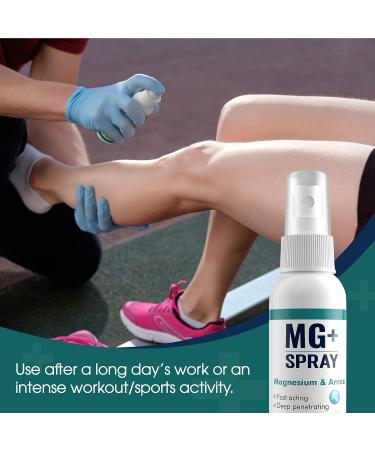 Mars Wellness MG+ Magnesium & Arnica Spray (4 oz) | Extra Strength Body Spray for Aches, Headaches & Cramps - Buy Online on GoSupps.com
