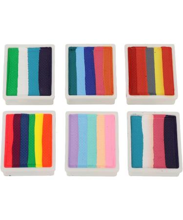  Masyrt 60g Body Paint Palette Washable Face Paint Palette Kit in 6 Styles Washable Body Paint Pigment for Kids Cosplay - Buy Online on GoSupps.com