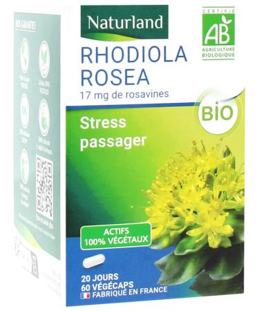 Naturland Rhodiola Rosea Organic 60 Vegetables