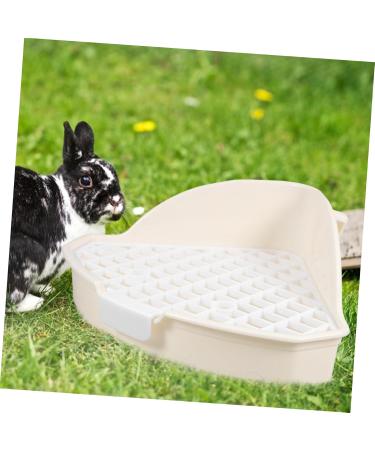 BESPORTBLE 3pcs Rabbit Triangle Potty Toilet Pets Pet Litter Basin Guinea Pig Potty Hamster Indoor Abs White 25.00X19.00X10.00CMx3pcs Whitex3pcs - Buy Online on GoSupps.com