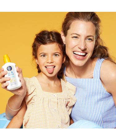 Nivea Sun Kids Sensitive Protect & Play SPF 50+ Spray 200ml - High Protection Sunscreen for Children & Babies (6+ Months) - Practical Spray Bottle - Buy Online on GoSupps.com