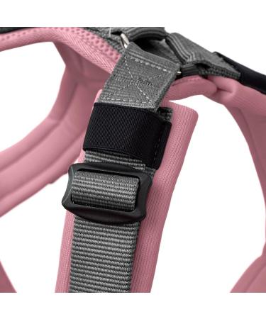 Hunter Maldon Up Harness - Size M - Old Pink/Grey | Premium Dog Harness for Comfortable International Shipping - Buy Online on GoSupps.com