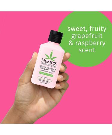 Hempz Grapefruit & Raspberry Cr me Daily Moisturizing Lotion - Shea Butter Hand & Body Moisturizer - Hemp Seed Oil - Mini 2.25 oz - Buy Online on GoSupps.com