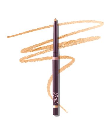 Mally Beauty Evercolor Gel Waterproof Eyeliner - Gold Glimmer - Creamy Long-Lasting Smudge-Proof Gel Formula - Retractable Eye Liner