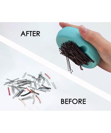 Magnetic Bobby Pin Holder Sewing Pin Cushion with 24 Bobby Pins - Blue - Buy Online on GoSupps.com