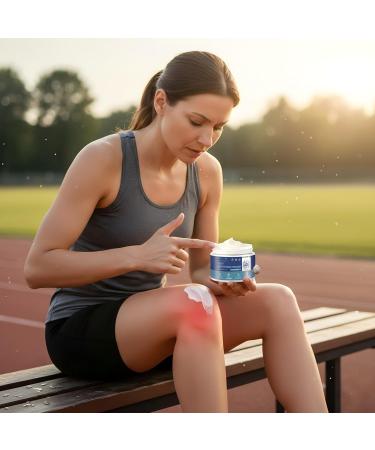 LANGSTON Magnesium Joint Soothing Cream Body Massage for Knee Elbow Back Shoulders Fast Absorbing Non-Greasy Formula 1oz 2can - Buy Online on GoSupps.com
