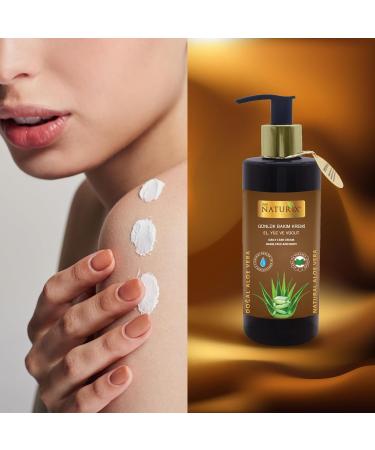 LIMOPA Hand Face and Body Aloe Vera Vitamin Cream 8.45 Oz | Nourishing Care Normal to Dry Skin Lotion | Intensive Moisturizer Cream - Buy Online on GoSupps.com