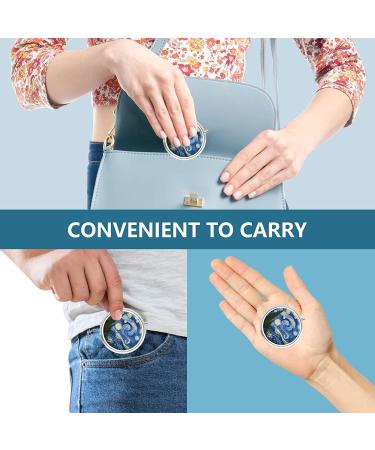 Pill Box 3 Compartment Medicine Case | Portable Metal Pill Organizer | Van Gogh Starry Night Design - Buy Online on GoSupps.com