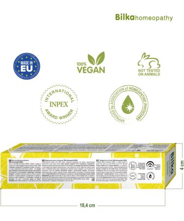 Bilka Homeopathy Citric Toothpaste - Fluoride-Free Xylitol Sugar-Free Natural Whitening - 75ml - Buy Online on GoSupps.com