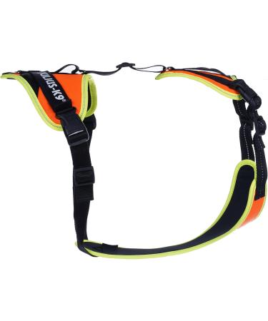 Julius K9 Mantrailing & Outdoor Dog Harness - Size L-XL - UV Orange with Neon Edge for Large Dogs - International Shipping Available - Buy Online on GoSupps.com