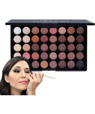 eyeshadow - 40 Colors Pearlescent Matte Eyeshadow Palette - Waterproof Natural Colors granfards palids maquillage eyeshadows Teksome - Buy Online on GoSupps.com