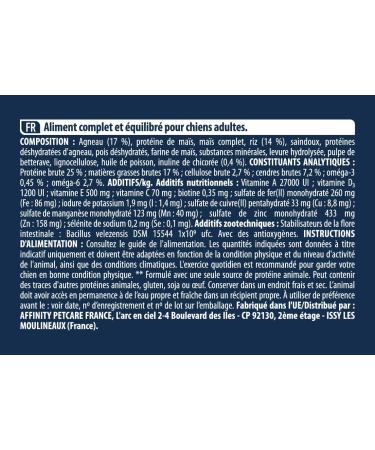 Advance Medium Maxi Sensitive Lamb - Dry Food for Medium and Large Breed Dogs with Digestive Sensitivities with Lamb - 12kg - Buy Online on GoSupps.com