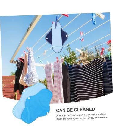 Buy Solustrie Washable Reusable Bandage Pads - 6stk Women's Polarfleece Menstrual Pads & Accessories for Ultimate Comfort - Buy Online on GoSupps.com