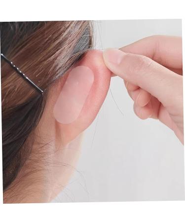 60pcs Silicone Elf Ear Stickers | Cosmetics Correction Patch | Transparent Silica Gel Ear Corrector - 3.7x1.6cm - Buy Online on GoSupps.com