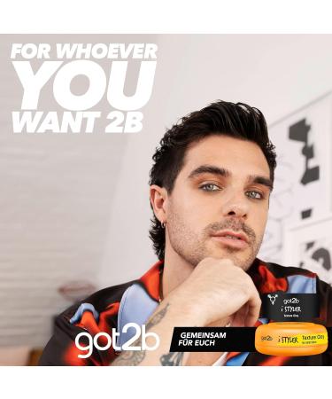 GOT2B ISTYLER Texture Clay Halt 4 (75 ml) - Men's Hair Cream for Cool Matt Effect & Textured Style - Buy Now! - Buy Online on GoSupps.com