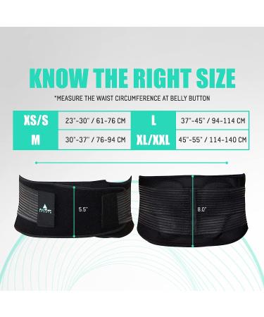 AllyFlex Sports Y-Suspenders Back Support Belt with 3D Lumbar Pads - Medium Size M (30''-37'') | Compression Lumbar Support Brace for Lower Back Pain with Breathable Lining - Buy Online on GoSupps.com