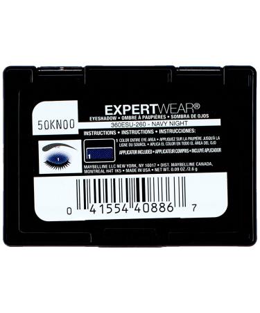 Maybelline New York Expert Wear Eyeshadow in Navy Night - 0.09 oz - Buy Online on GoSupps.com