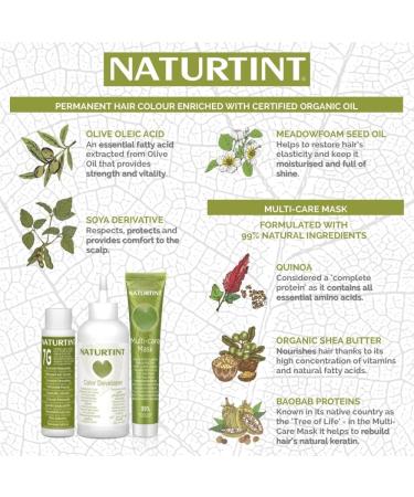 Naturtint Lot de 6 colorations permanentes 5N Ch tain clair Sans ammoniaque V g talien Couverture 100% des cheveux gris R sultats durables Marron clair 1 unit (Lot de 6) - Buy Online on GoSupps.com