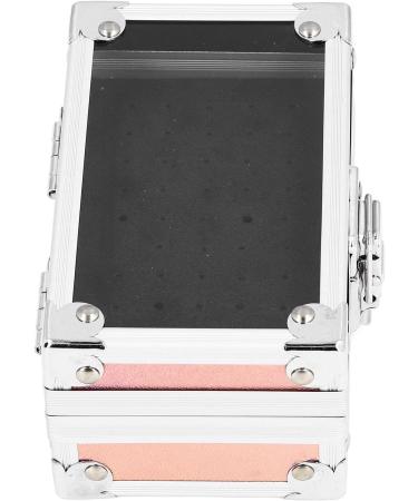 Nail Drill Bits Holder Transparent Flip Cover Nail Drill Bits Container Multi Hole Dustproof Aluminum Alloy for Artist for Salon (Dazzling Gold) - Buy Online on GoSupps.com