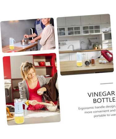 Zerodeko 1pc Oil Can Household Oil Dispenser Kitchen Sauce Holder Glass Oil Pot Seasoning Kettle Oil Container Kitchen Cruet Leakage-proof Oil Bottle Castor Plastic With Handle - Buy Online on GoSupps.com