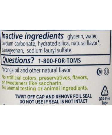 Toms of Maine Outrageous Orange Mango Toothpaste 4.2 oz | Fluoride | Natural Ingredients - Buy Online on GoSupps.com