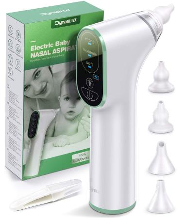 Nasal Aspirator for Baby DynaBliss Baby Nose Sucker with 4 Medical Silicone Tips and 3 Suction Levels, Rechargeable Baby Nose Aspirator Electric