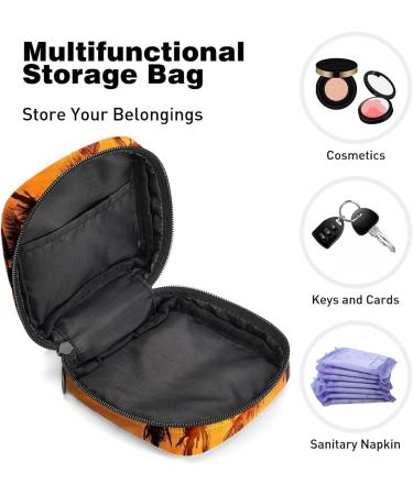 Gorgeous Beach Sunset Period Bag - Color5303 | Sanitary Napkin & Makeup Storage - Buy Online on GoSupps.com