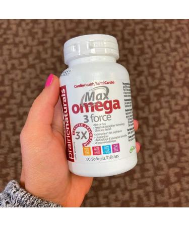 Prairie Naturals Max Omega-3-Force with Maximil Patented EPA/DHA Softgel - 60 Count - Buy Online on GoSupps.com