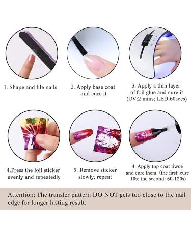 8ml Galaxy Star Nail Art Glue Gel for Foil Sticker Transfer - DIY Manicure - Buy Online on GoSupps.com