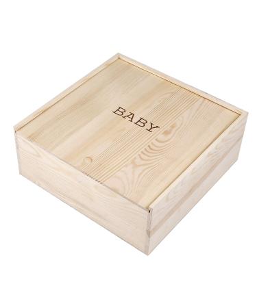Stephan Baby Natural Pine Keepsake Box, Baby