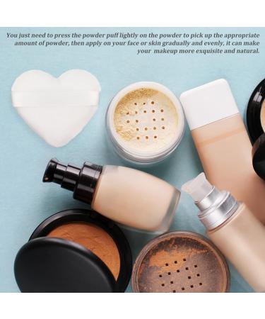 Beaupretty 18 pcs Heart Puff Face Sponge Set - Soft Makeup Applicators & Exfoliating Cushions for Women - Perfect for Loose Powder & Makeup Removal - Assorted Colors 6x5cm - Buy Online on GoSupps.com