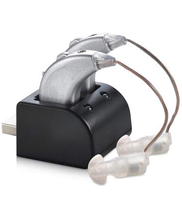 Digital - Pair of Rechargeable BTE Personal with USB Dock - Premium Behind - by MEDca