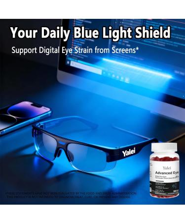Yalei Lutein and zeaxanthin Supplements | Sugar-Free | 10mg Lutein & 2mg Zeaxanthin for Screen Time Eye Care - with Vitamins A C E for Digital Eye Strain | Non-GMO | 60 Count - Buy Online on GoSupps.com