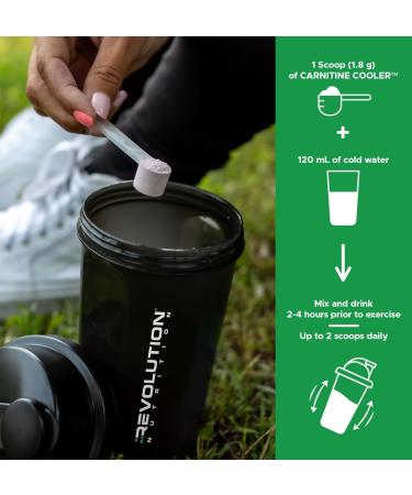 Revolution Nutrition Carnitine Cooler Powder L- Carnitine Tartrate Lean supplement Amino Acid Enhance Endurance Zero Calorie 1000 mg L- Carnitine 945 mg L-Lysine 150g 83 Servings (Candy Peach 0.33 Pound) Candy Peach 0.33 Pound - Buy Online on GoSupps.com