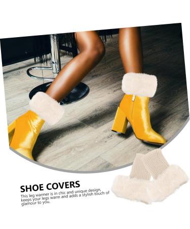 Shop Besportble 3 Pairs Boot Covers | Fluffy Leg Cuffs & Short Leggings for Stylish Boots - International Shipping Available - Buy Online on GoSupps.com