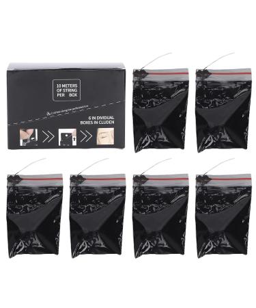 6 Pack Pre-Inked Eyebrow Mapping String - 10m Black Thread for Microblading & Waxing | Essential Cosmetic Tool - Buy Online on GoSupps.com