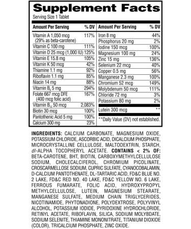 AGILIPET Equate Complete Multivitamin for Women 50+ Daily Multimineral Supplement Tablets 200 Count Sticker - Buy Online on GoSupps.com