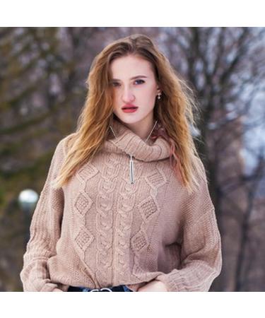 Premium Tzqfroce 2-Piece Smoking Cessation Necklace | Stainless Steel Relaxation & Stress Reduction Chain | Mindful Breathing Jewelry - Buy Online on GoSupps.com