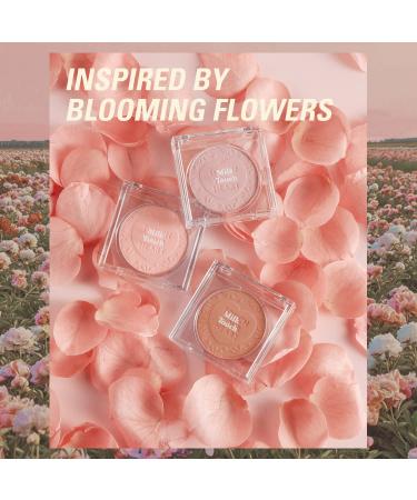 MILKTOUCH Touch My Cheek in Bloom Blush - 0.18oz (05 Sunshine Peony) | Airy-Texture Pressed Powder Blush for Oil Control and Lovely Color - Buy Online on GoSupps.com