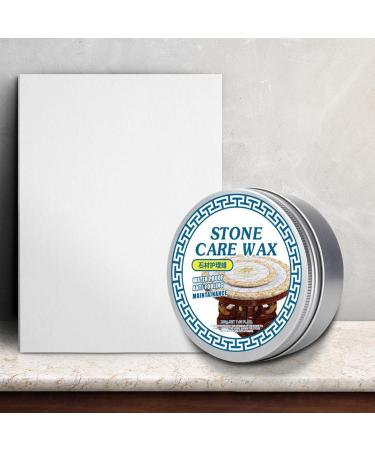 Polishing Wax for Stone - 200g Stone Care Polish Stone Stain Remover to Protect Stone Furniture/Floor/Wall from Grease Grimes Single Attribute - Buy Online on GoSupps.com