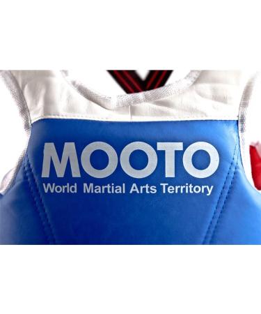 Mooto Korea Taekwondo Reversible Chest Guard - Approved Protector Gear for MMA, UFC, Martial Arts - Kickboxing Gym School - Buy Online on GoSupps.com